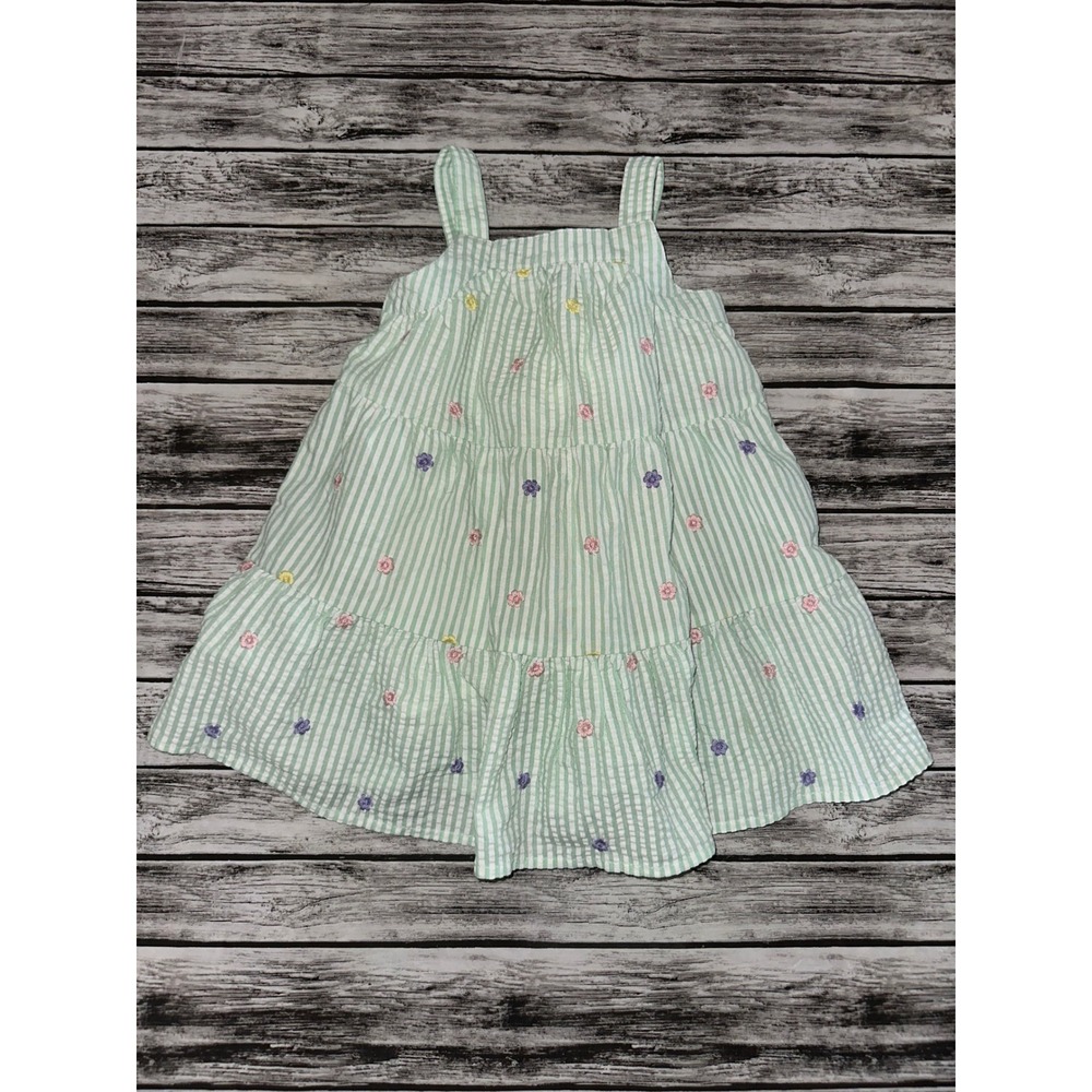 Blueberi Blvd Seersucker Sun Dress Size 3T Casual Easter